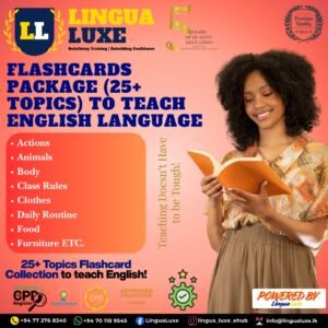English Flashcards Learning & Teaching Package